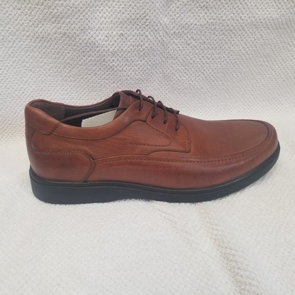 Laced leather mens loafers. New and unworn. - Picture 5 of 7